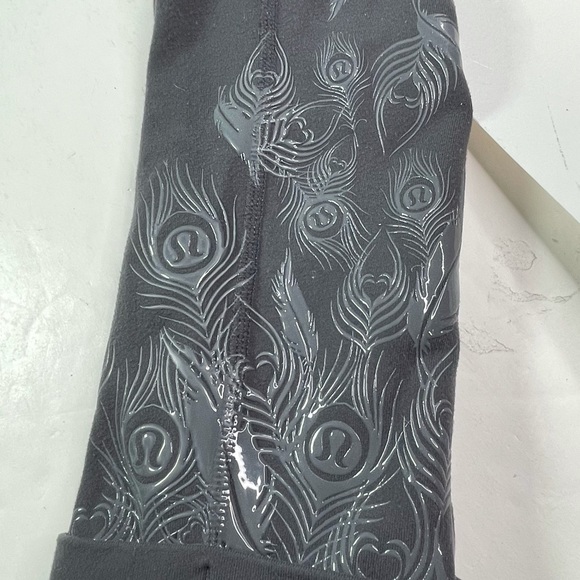 Lululemon Athletica Womens Size 4 Black Stretch Leggings Pants - Picture 4 of 7